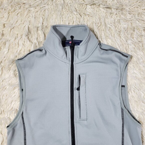 Vineyard Vines Gray Lightweight Vest - Size - Picture 2 of 13